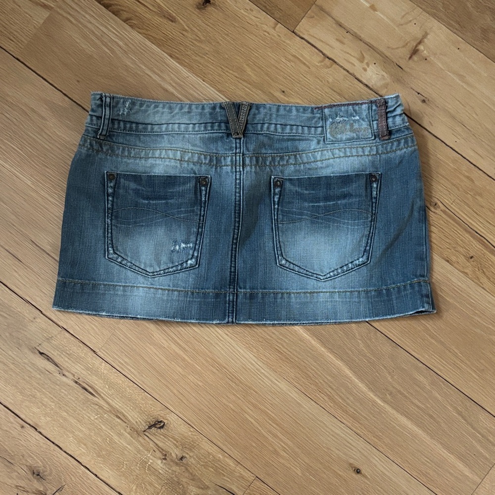 Billabong Blue Denim Mini Skirt